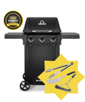 BROIL KING - Grill gazowy Gem 310 Shadow + Akcesoria GRATIS